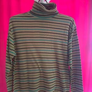 Sears Striped Turtleneck